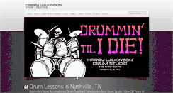 Desktop Screenshot of harrywilkinsondrums.com