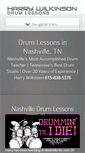 Mobile Screenshot of harrywilkinsondrums.com